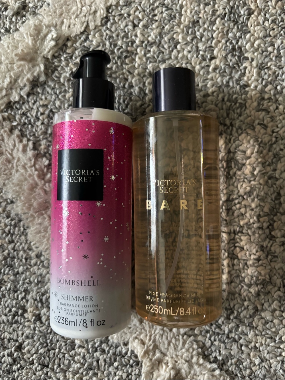 Victoria's Secret Bombshell Shimmer & Bare Fragrance Duo — Pink and Gold